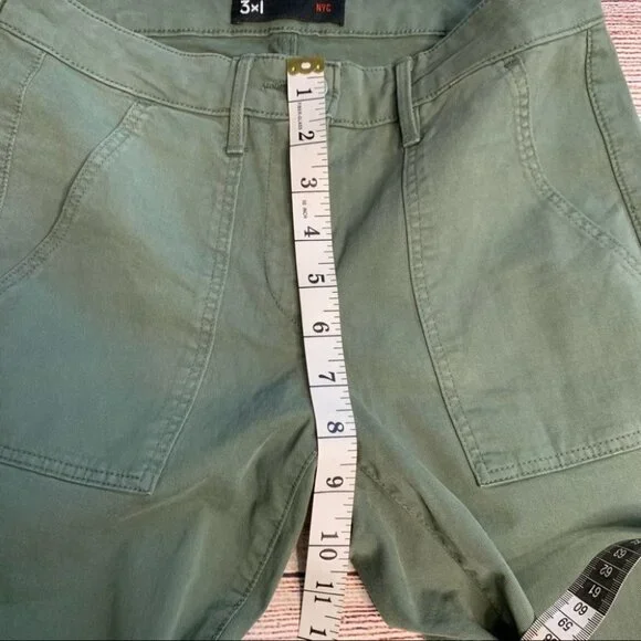 Revolve 3x1 Military Flare Pants in Achilles Size 24 - Picture 13 of 15